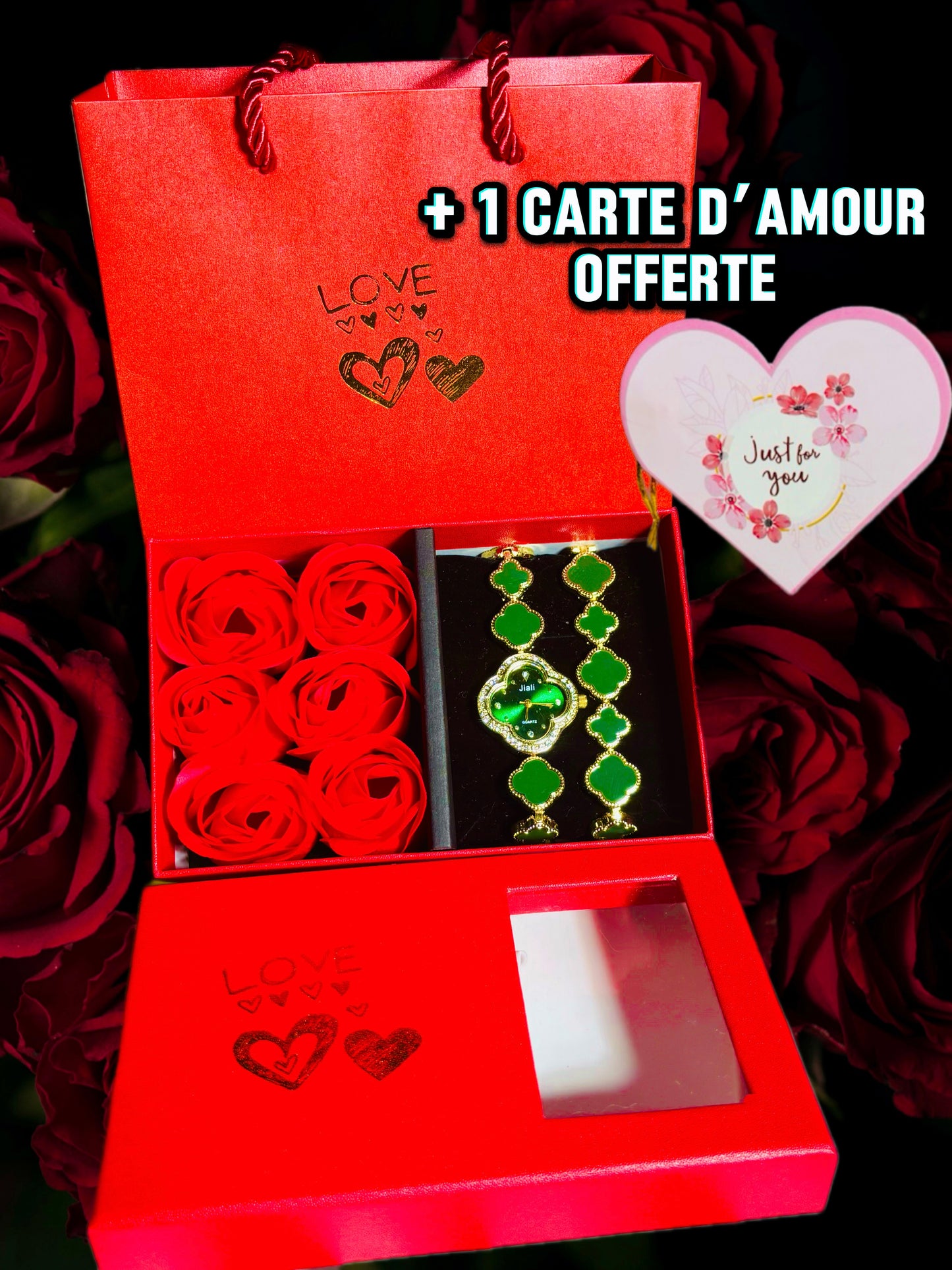 Ensemble Montre Femme – Collection Élégante Édition Limitée | Plaqué Or 24K