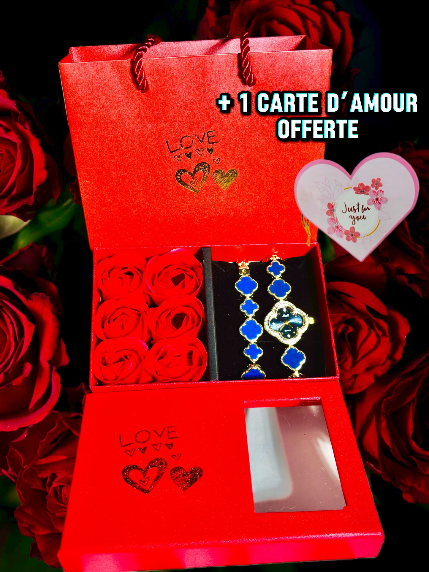 Ensemble Montre Femme – Collection Élégante Édition Limitée | Plaqué Or 24K